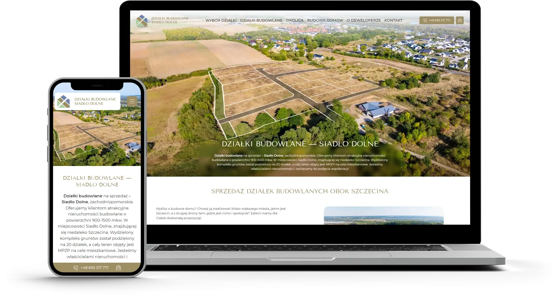 PodglÄd projektu DziaÅki SiadÅo Dolne